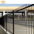 powder coating security picket top steel fence